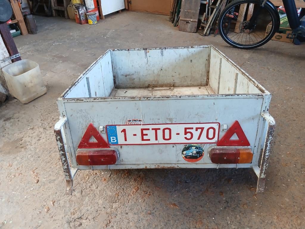 camping aanhangwagen, Ophalen, Gebruikt