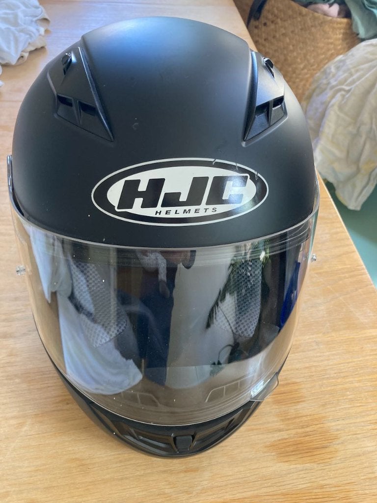 HJC CS-15 integraalhelm maat L (59-60) — incl. helmhoes, Motos, Femmes, HJC, Casque intégral, Enlèvement