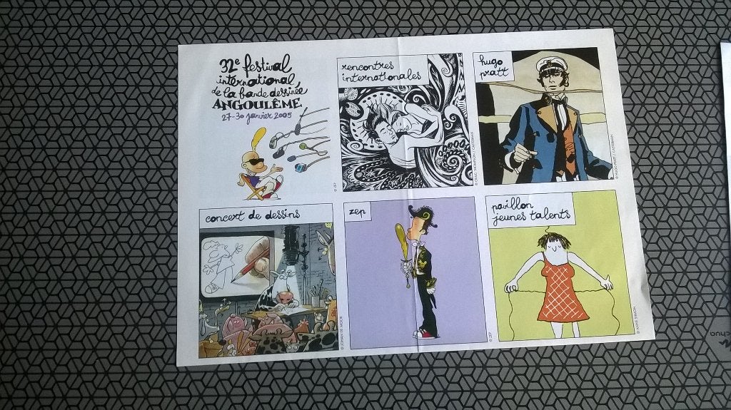 Affiche 32ème Festival d’Angoulème – Zep, Enlèvement ou Envoi, Une BD, ZEP, Utilisé