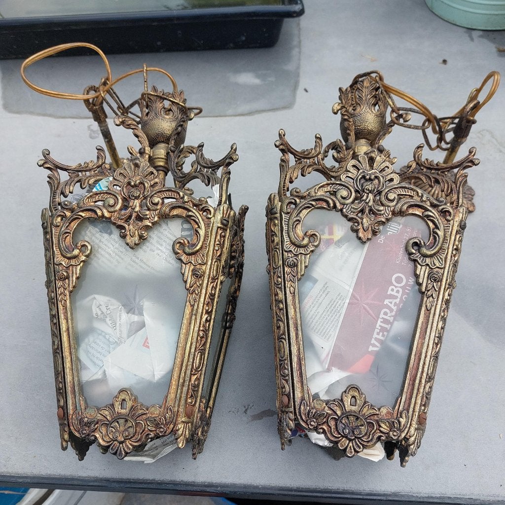 2 stuks wand -/hallantaars in elegante LouisXV stijl, Ophalen