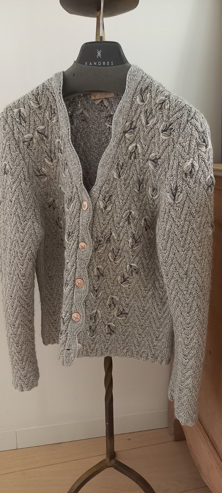 Vest merino wol 70% en zijde 30% van Binet Brussel, Kleding | Dames, Ophalen, Grijs