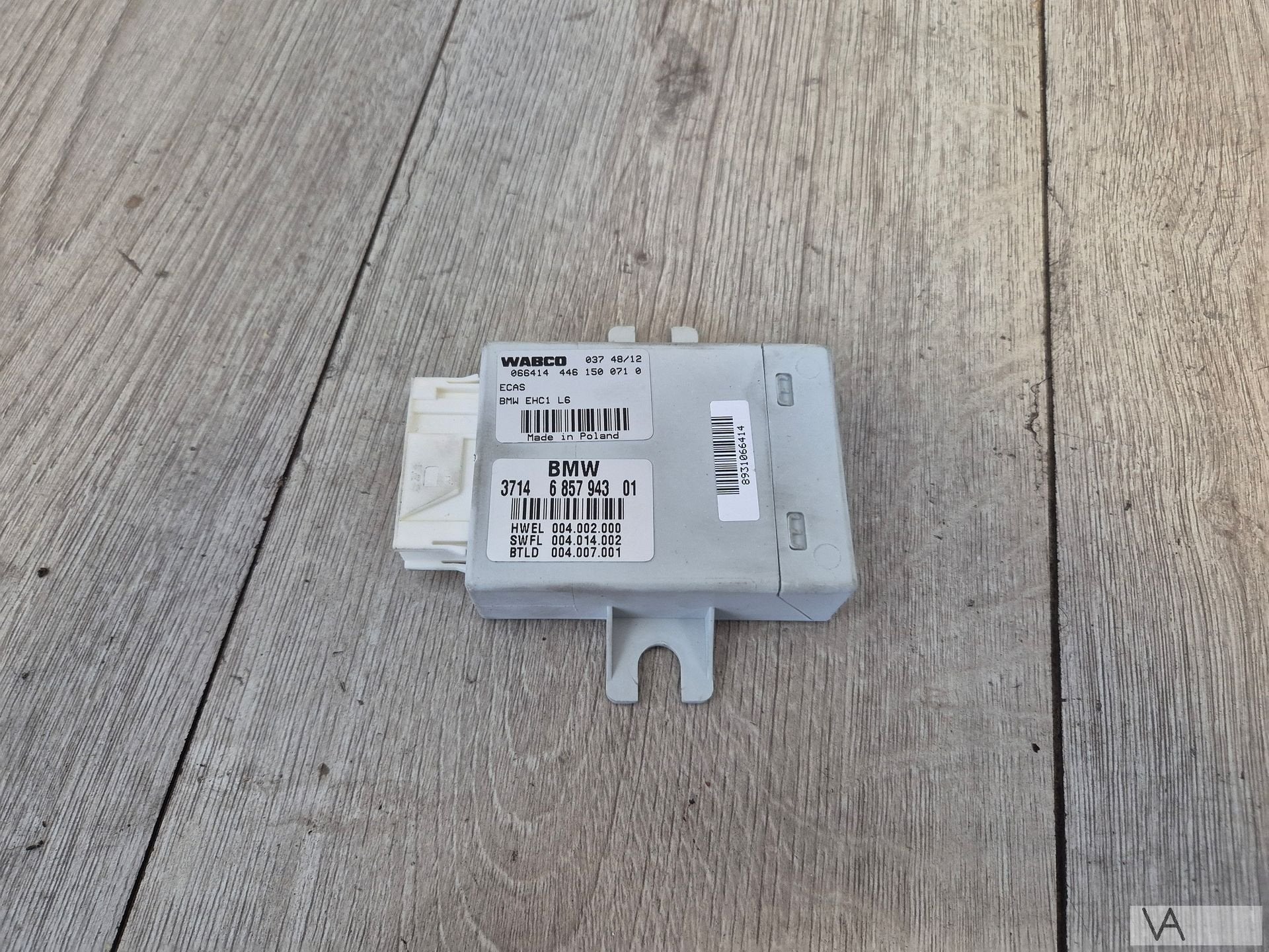 Module luchtvering van BMW 5 serie F11 station 6857943 €40, Gebruikt, -, -, Ophalen of Verzenden