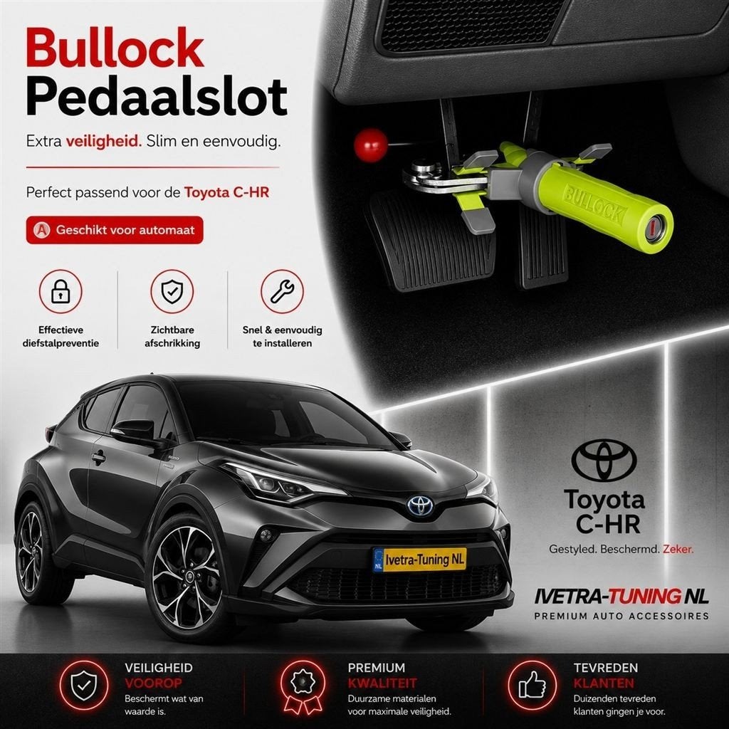 Bullock Pedaalslot Automaat Toyota CHR, Ophalen of Verzenden, Nieuw