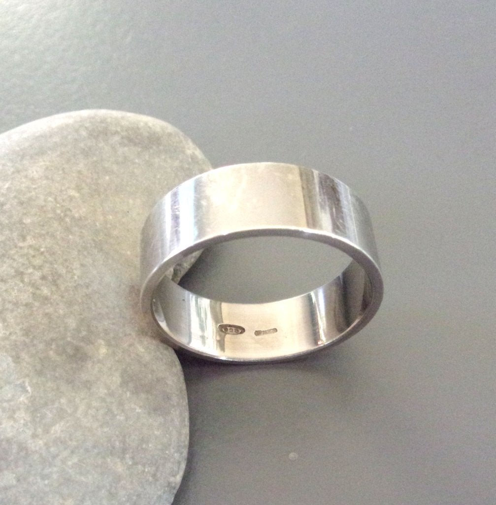 925 zilveren ring voor heren, Gebruikt, Heer, Ophalen of Verzenden, Zilver