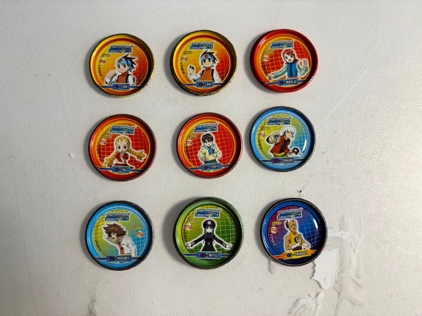 Lot Megaman Flippo, Collections, Enlèvement ou Envoi, Flippos en vrac