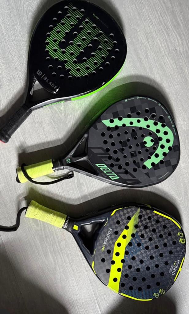 3 raquettes padel + sac babolat, Sport en Fitness, Padel, Ophalen of Verzenden
