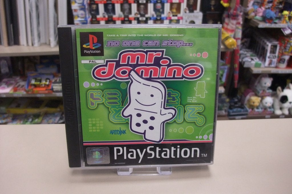 No One Can Stop Mr. Domino (cib) PS1, Games en Spelcomputers, Games | Sony PlayStation 1, Gebruikt, Puzzel en Educatief, 1 speler
