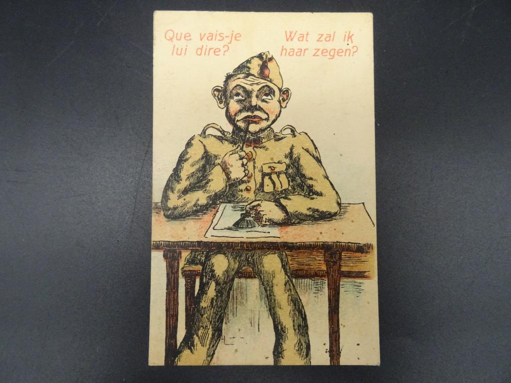 Belgische postkaart wo2 (641/4), Ophalen of Verzenden, Overige soorten, Overige typen