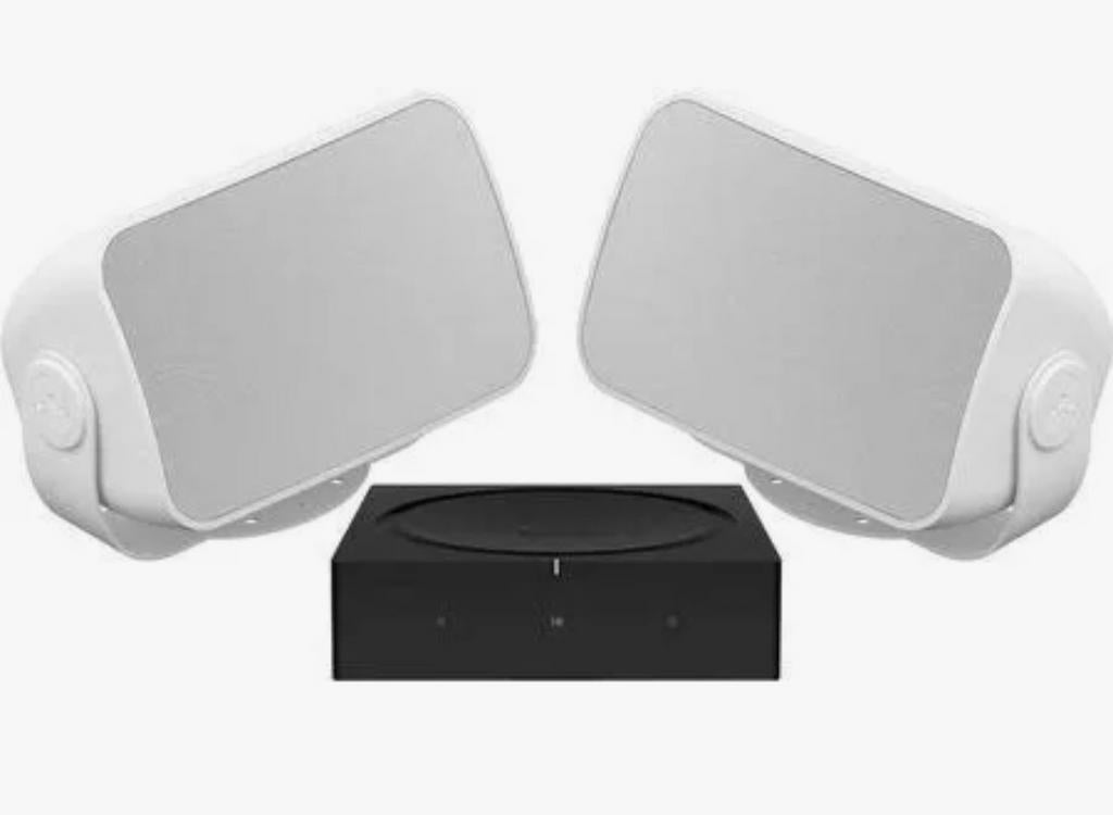 Sonos amp + outdoor Sonance speakers, Audio, Tv en Foto, Luidsprekerboxen, Ophalen, Nieuw, Sonos