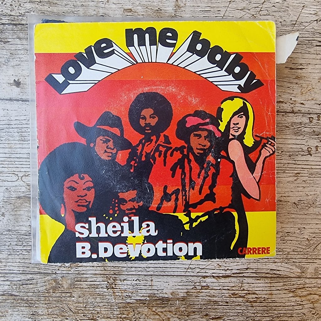 7" Sheila B. Devotion - Love me baby, CD & DVD, Vinyles Singles, Enlèvement ou Envoi, Utilisé, 7 inch, Dance et House
