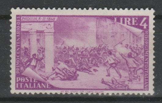Italie 1948 - n 749 *, Envoi