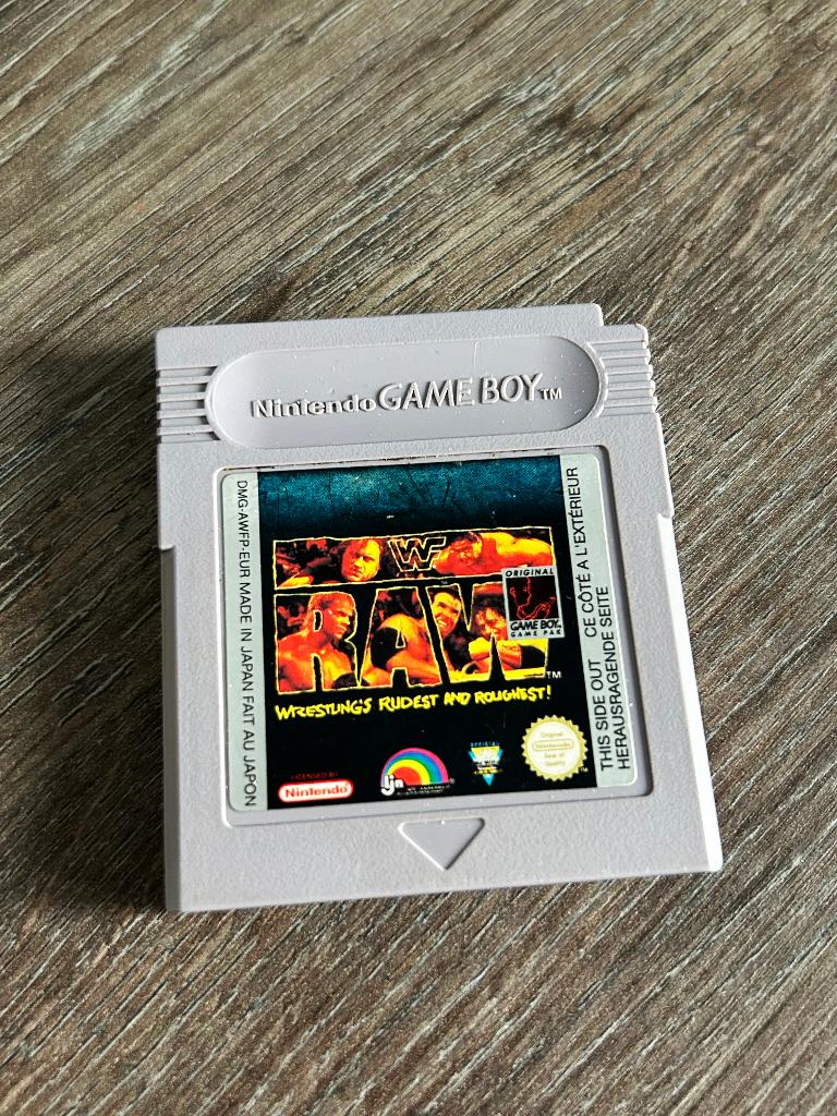 WWF Raw - Gameboy, Games en Spelcomputers, Games | Nintendo Game Boy, Vechten, 2 spelers, Ophalen of Verzenden, Zo goed als nieuw