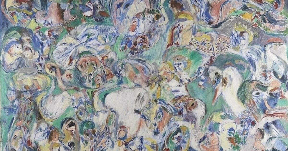 De laatste dag, Pierre Alechinsky, Enlèvement ou Envoi