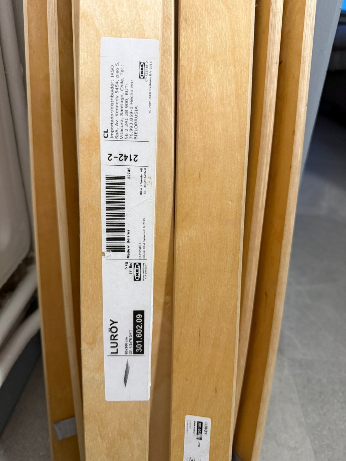 Luroy lattenbodem 80x200, Ophalen, Zo goed als nieuw