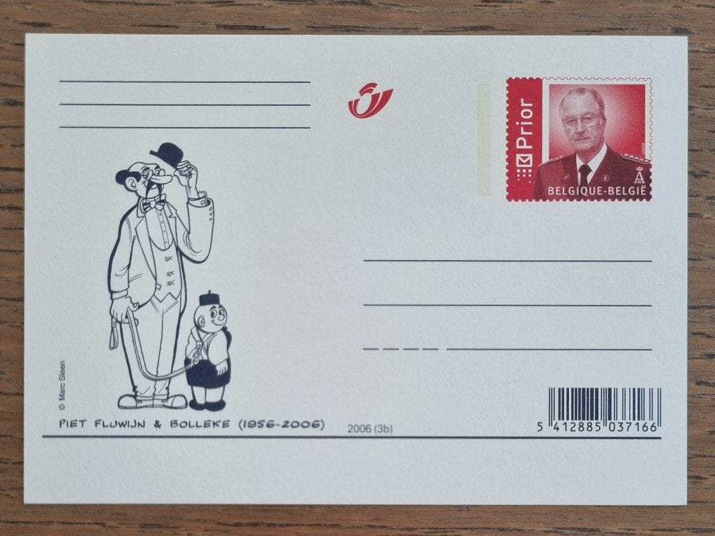 Briefkaart ** Piet Fluwijn & Bolleke Belgica 2006 Prior, Postzegels en Munten, Verzenden, Briefkaart