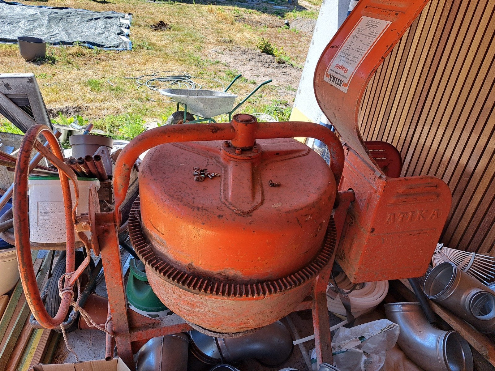 betonmolen zonder motor, Doe-het-zelf en Bouw, Betonmolens, Ophalen