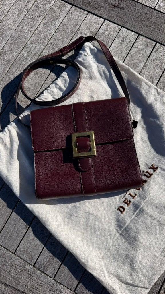 Vintage handtas Delvaux, Ophalen of Verzenden, Zo goed als nieuw, Handtas