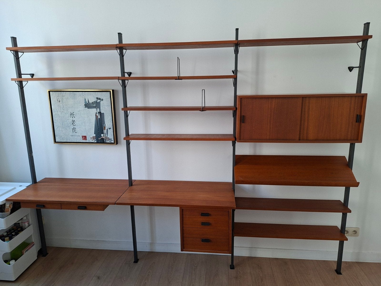 Olof Pira 1960 wandplank, Ophalen, Gebruikt