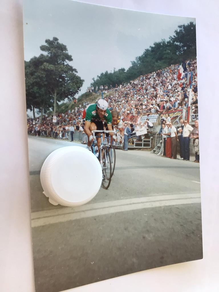 Wielerfoto 1981 team famcucine francesco moser greg lemond, Sport en Fitness, Wielrennen, Verzenden, Zo goed als nieuw