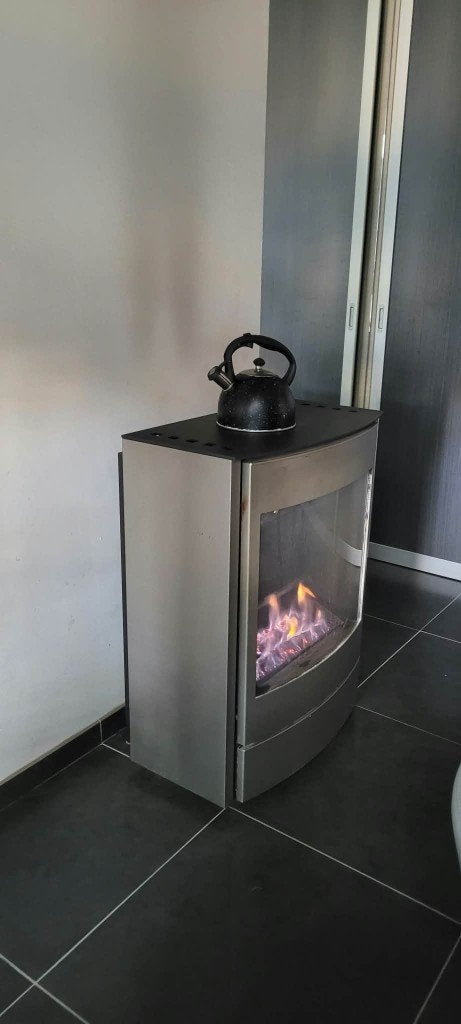perfect werkende gashaard Well Straeler 9,3 KW, Ophalen, Zo goed als nieuw, Vrijstaande haard, Gashaard