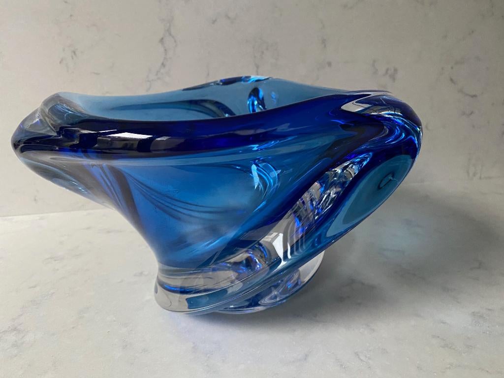 Fruitschaal Val Saint Lambert, Antiek en Kunst, Antiek | Glaswerk en Kristal, Ophalen of Verzenden