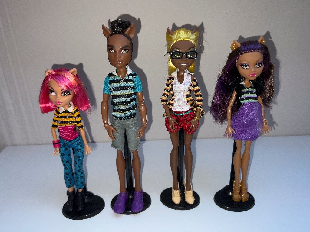 Monster High - Poupées Wolf, voitures, etc, Kinderen en Baby's, Speelgoed | Poppen, Ophalen of Verzenden, Gebruikt