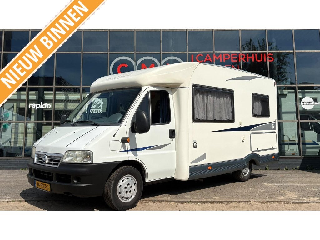 Ahorn Camp Airco,FaceToFace,Vastbed, Fiat, Caravanes & Camping, Camping-cars, Jusqu'à 4, 6 à 7 mètres, Réfrigérateur, Boîte manuelle