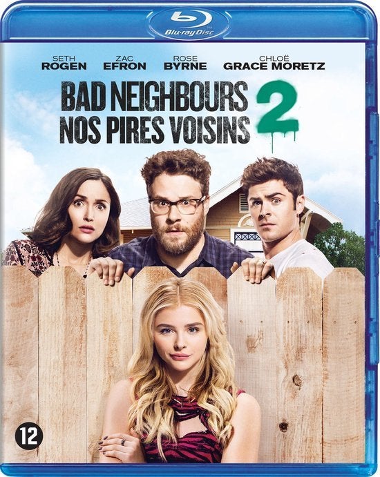 blu ray BAD NEIGHBOURS 2  SETH ROGEN ZAC EFRON ..., Enlèvement ou Envoi, Comme neuf