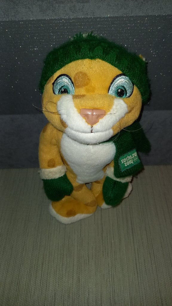 Sochi knuffel, Verzamelen, Sportartikelen en Voetbal, Zo goed als nieuw, Overige typen, Ophalen of Verzenden