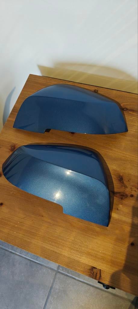 BMW spiegelkappen Estoril blauw, Ophalen, BMW