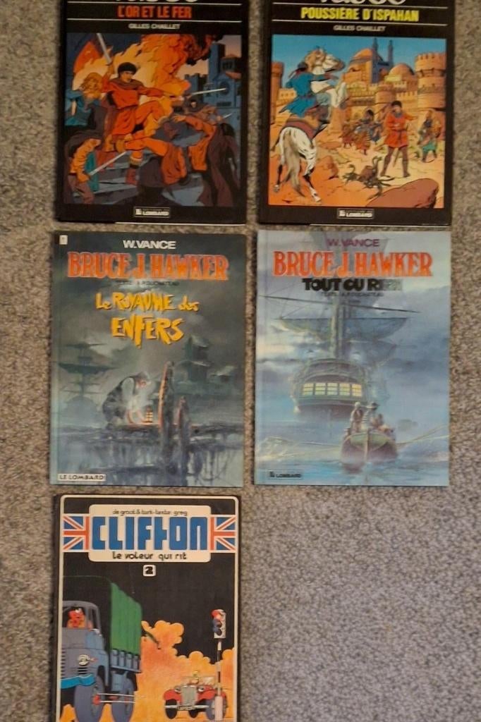 COLLECTION BD CLIFTON VASCO BRUCE J HAWKER, Boeken, Stripverhalen, Zo goed als nieuw, Meerdere stripboeken, Ophalen of Verzenden