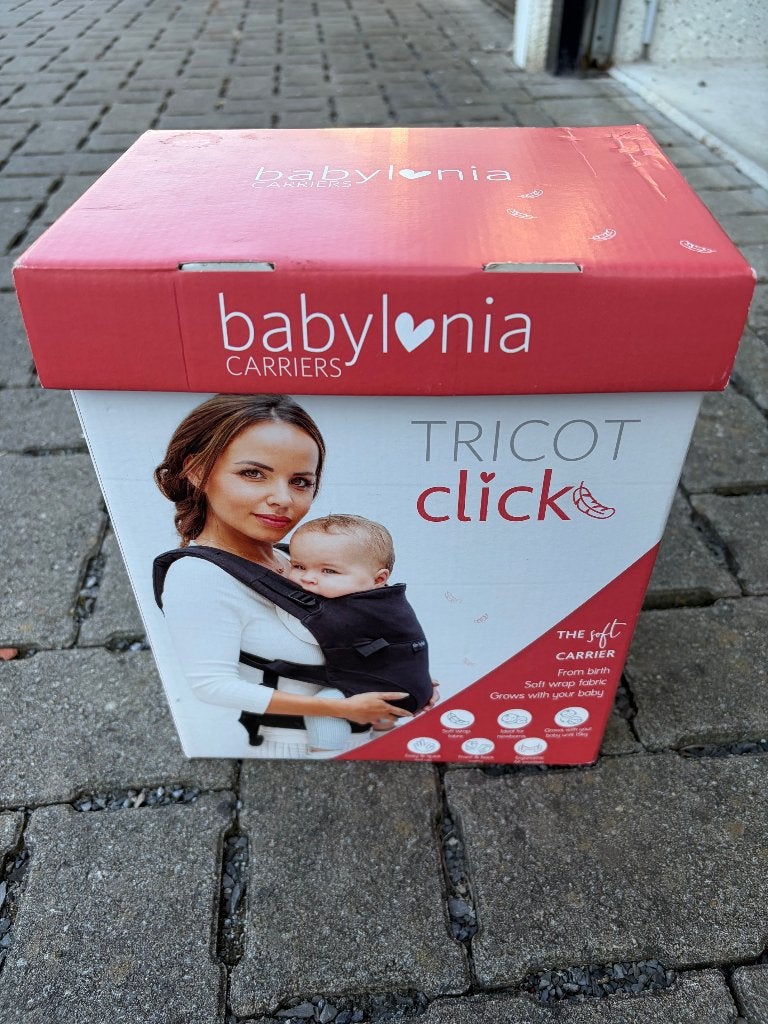 draagzak babylonia tricot click, Kinderen en Baby's, Ophalen, Gebruikt, Draagzak