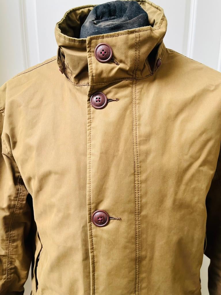 Aigle Lente Parka Jas Heren XL Camel Outdoor, Maat 52/54 (L), Aigle, Bruin, Ophalen of Verzenden