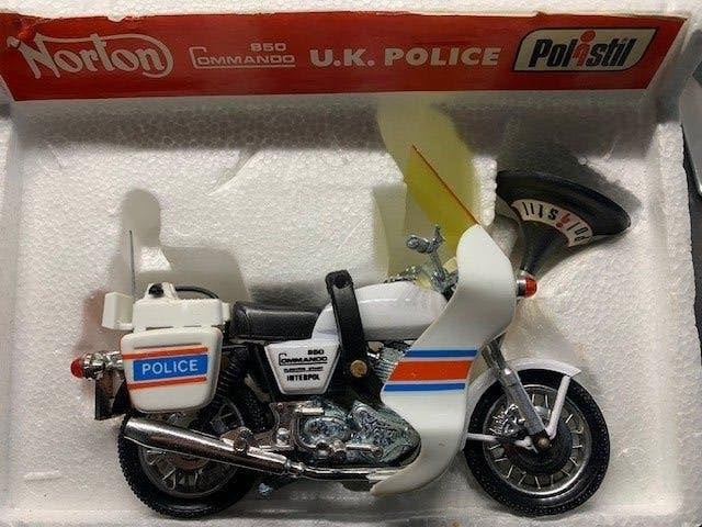 Moto Norton de police miniature POLISTIL, Ophalen, Zo goed als nieuw