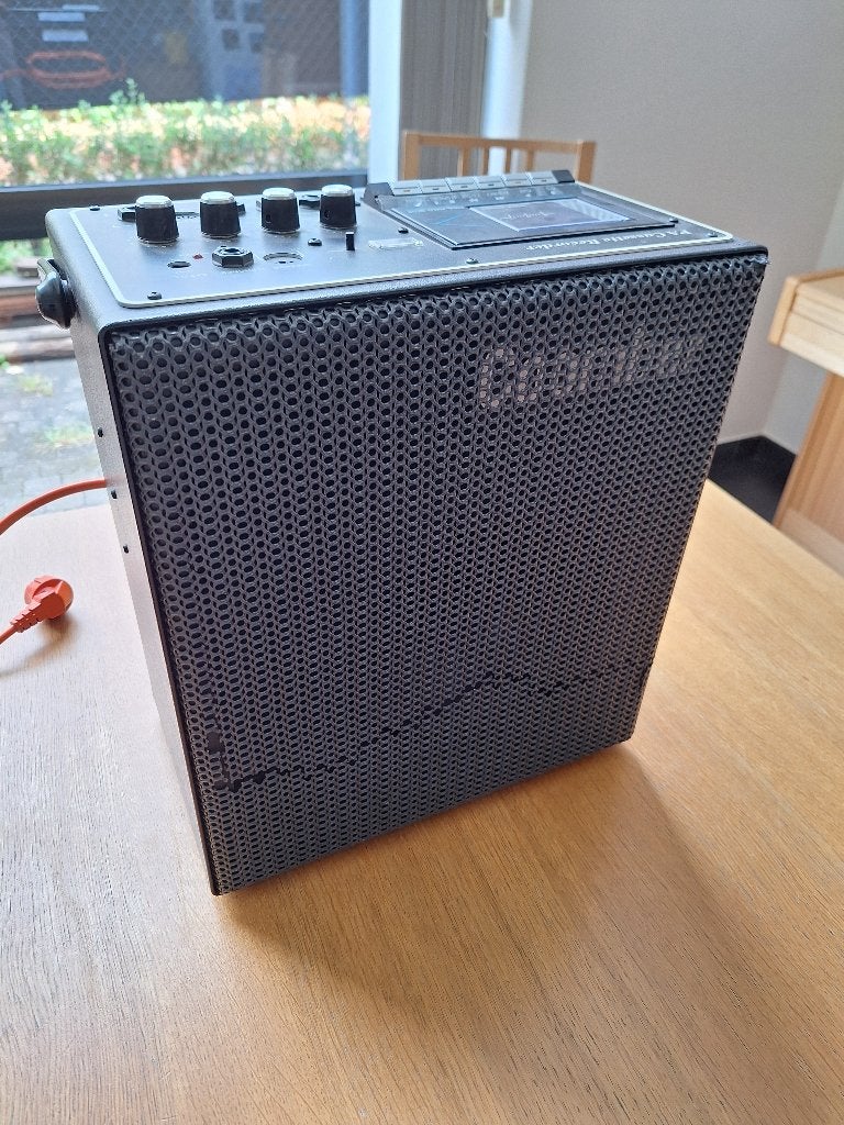 Coomber 2060-7-S - PA-versterker met cassetterecorder en mic, Audio, Tv en Foto, Cassettedecks, Ophalen, Enkel, Overige merken