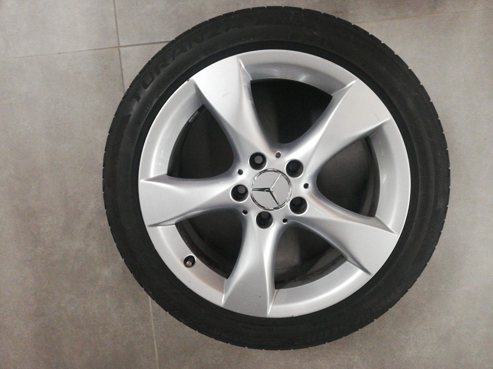 4 jantes Alu Mercedes 17'', Autos : Pièces & Accessoires, Pneus et Jantes, Véhicule de tourisme, Pneus été, 17 pouces