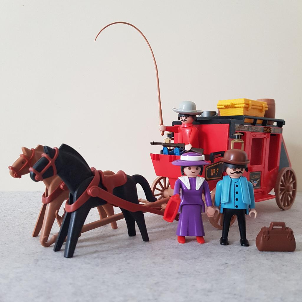 Rode old west koets 3245, Ophalen of Verzenden