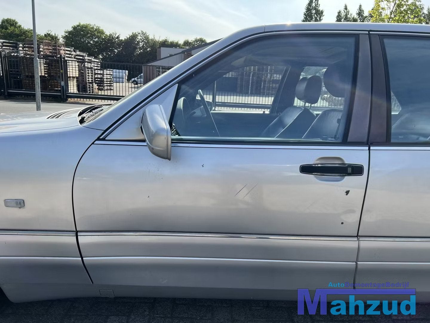 MERCEDES S KLASSE W140 Zilver links voor deur 1991-1998, Gebruikt, Mercedes-Benz AG, Deur, Mercedes-Benz