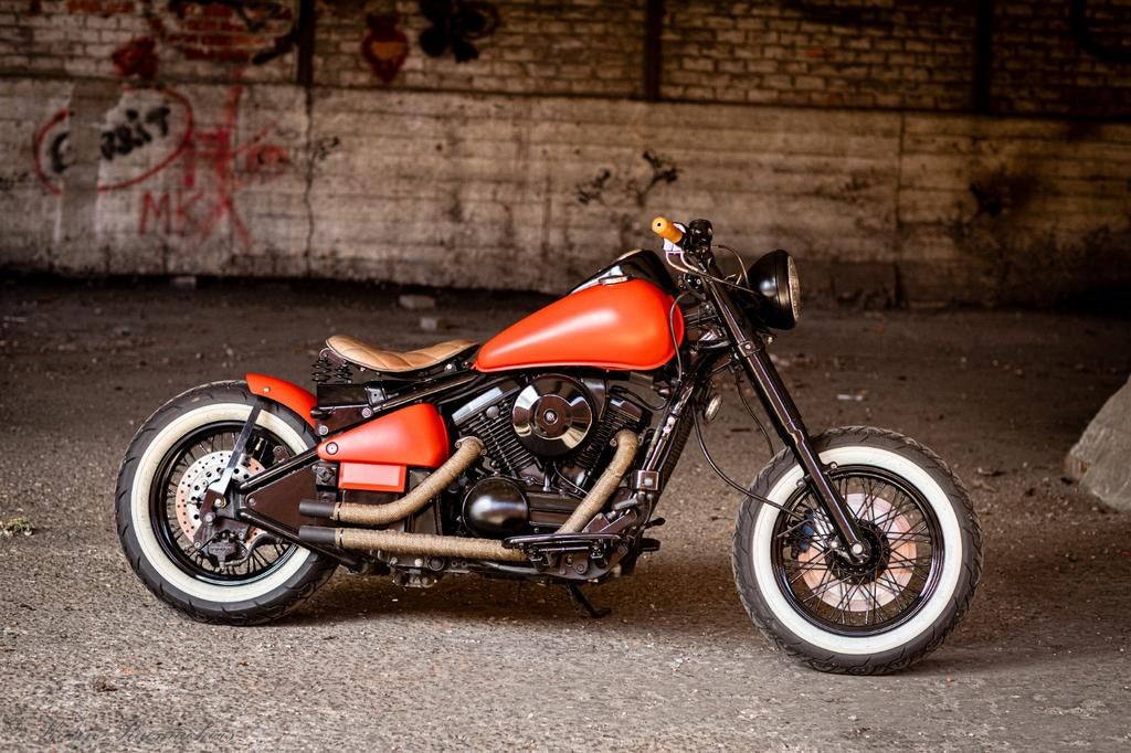 Kawasaki Vulcan 800 Bobber–1999–20.462 km–Custom, Motoren, Ophalen