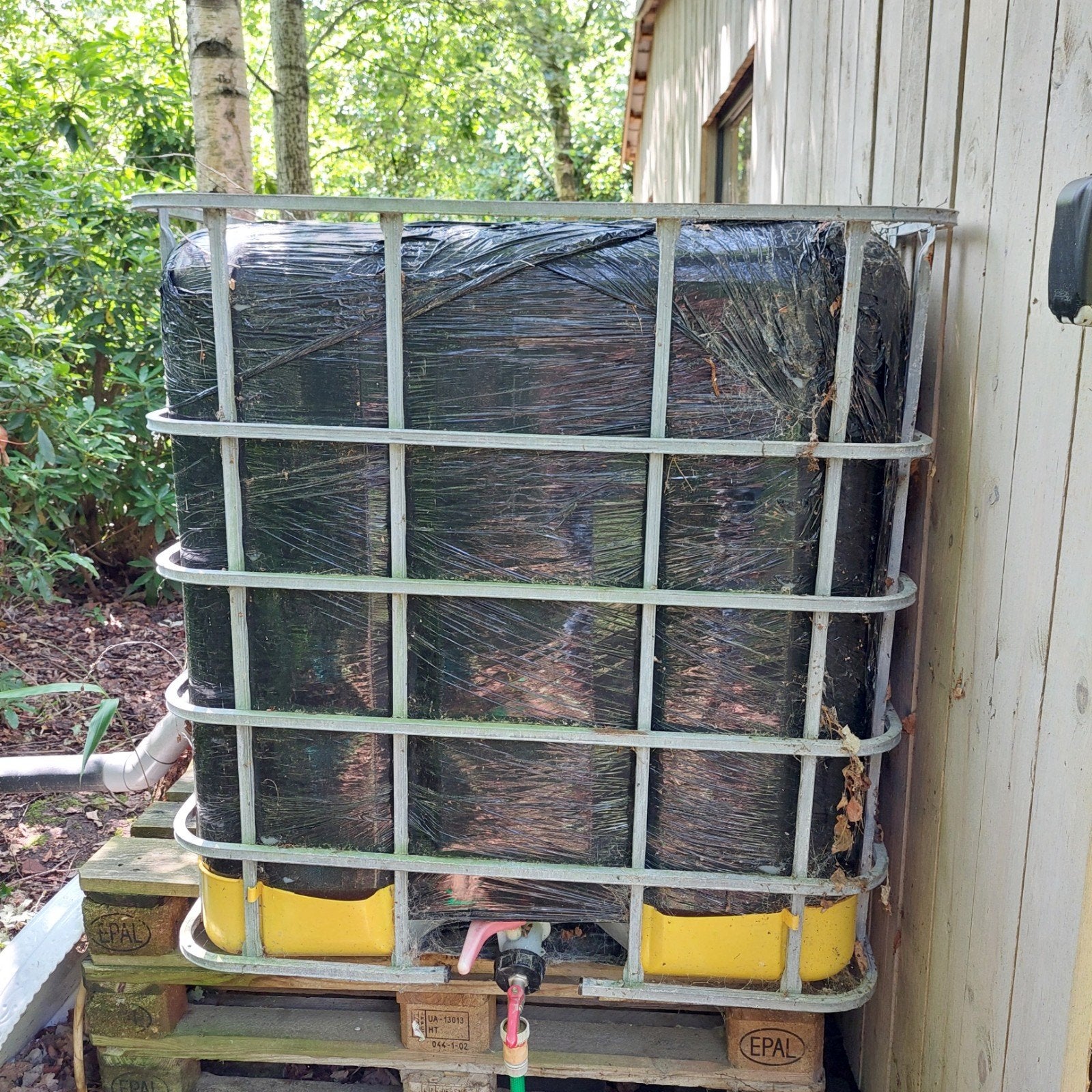 IBC vat - regenton 1000l, Ophalen