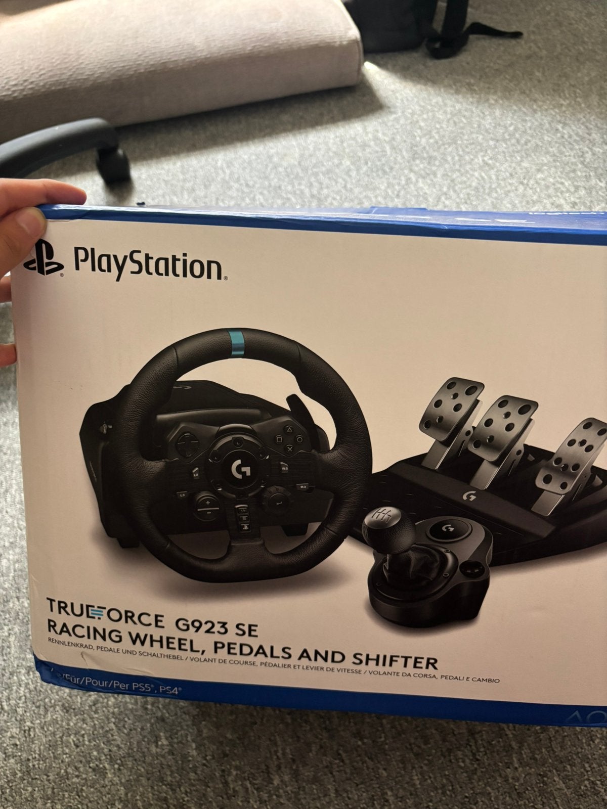 Logitech G923, Games en Spelcomputers, Ophalen, Gebruikt, Stuur of Pedalen, PlayStation 5