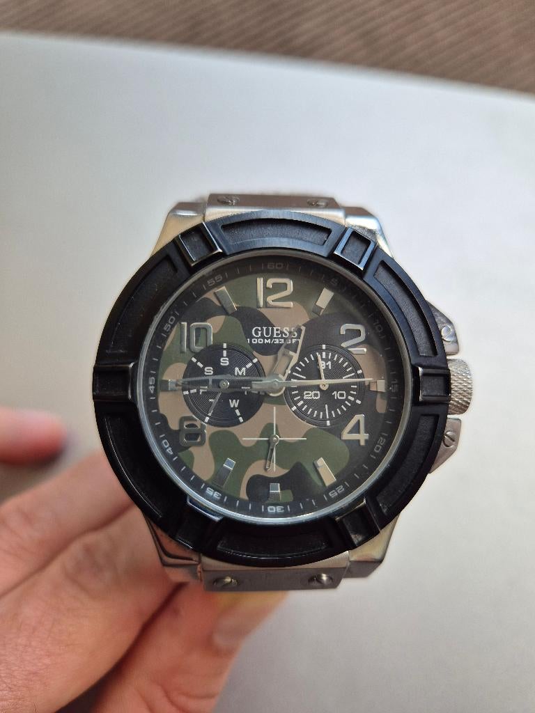 Horloge Guess heren, Overige merken, Overige materialen, Polshorloge, Kunststof