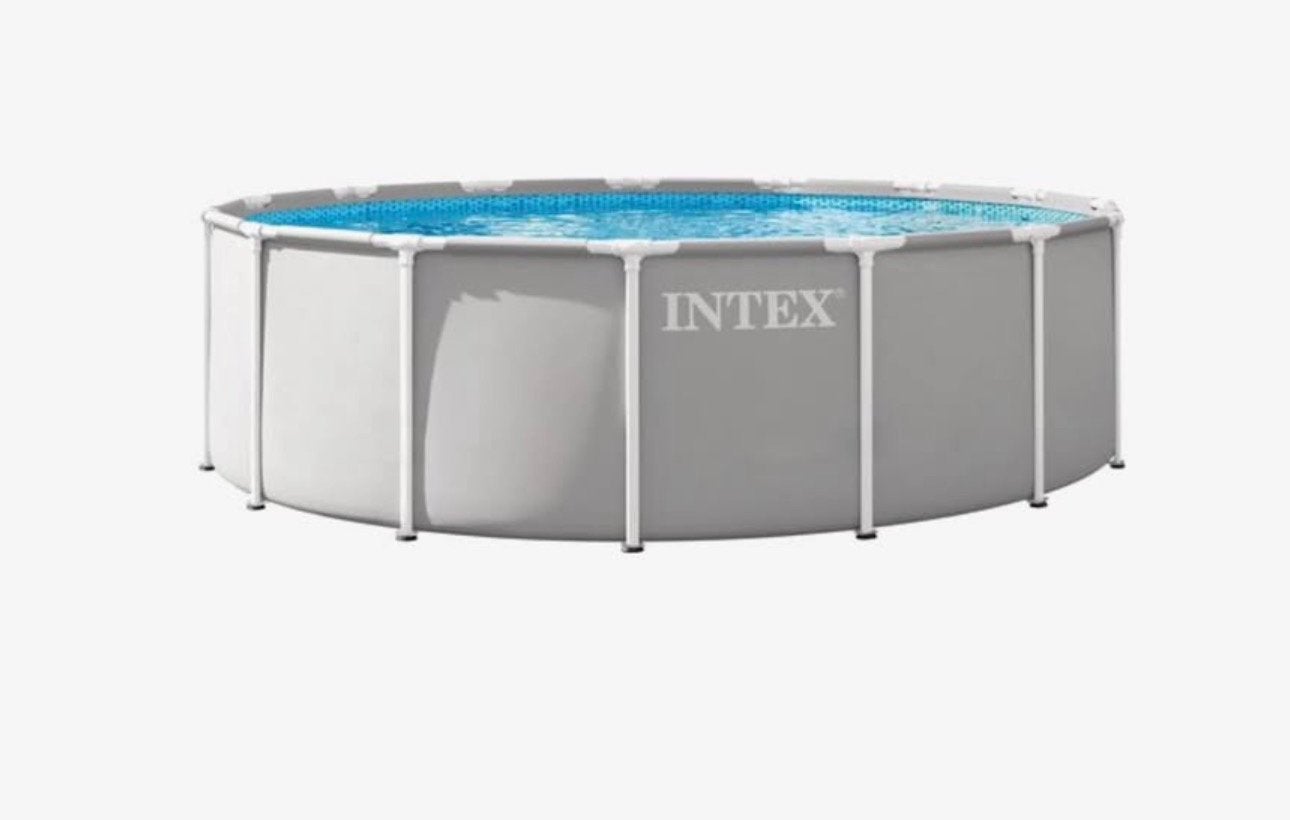 Zwembad Intex, Jardin & Terrasse, Piscines, 300 cm ou plus, Rond, Comme neuf, Enlèvement