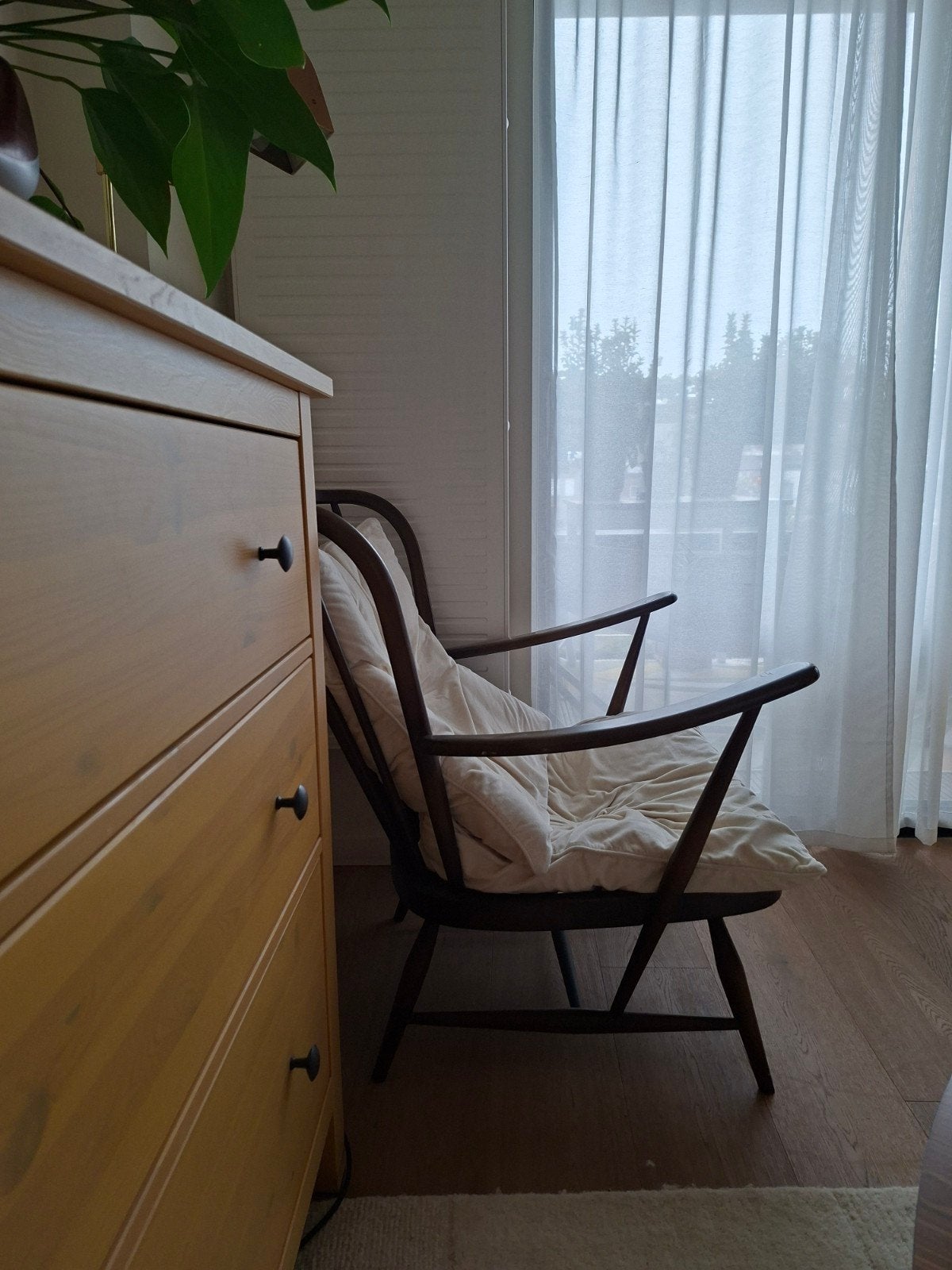 Vintage Ercol 477 Windsor High Back Easy Chair – Jaren '60, Huis en Inrichting, Ophalen