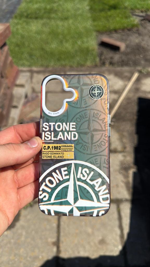 Coque Stone Island pour iPhone 16-17, Multicolore, Comme neuf, Enlèvement, Stone Island