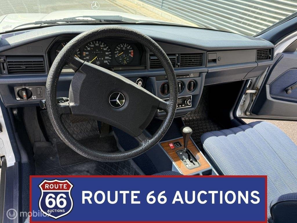Mercedes-Benz 190 E | 1987 | Route 66 Auctions, Achat, Entreprise, Boîte manuelle, Autre carrosserie