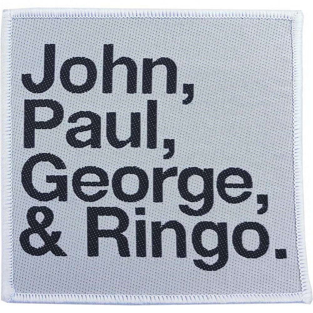 The Beatles John, Paul, George + Ringo Patch officiële merch, Ophalen of Verzenden, Nieuw