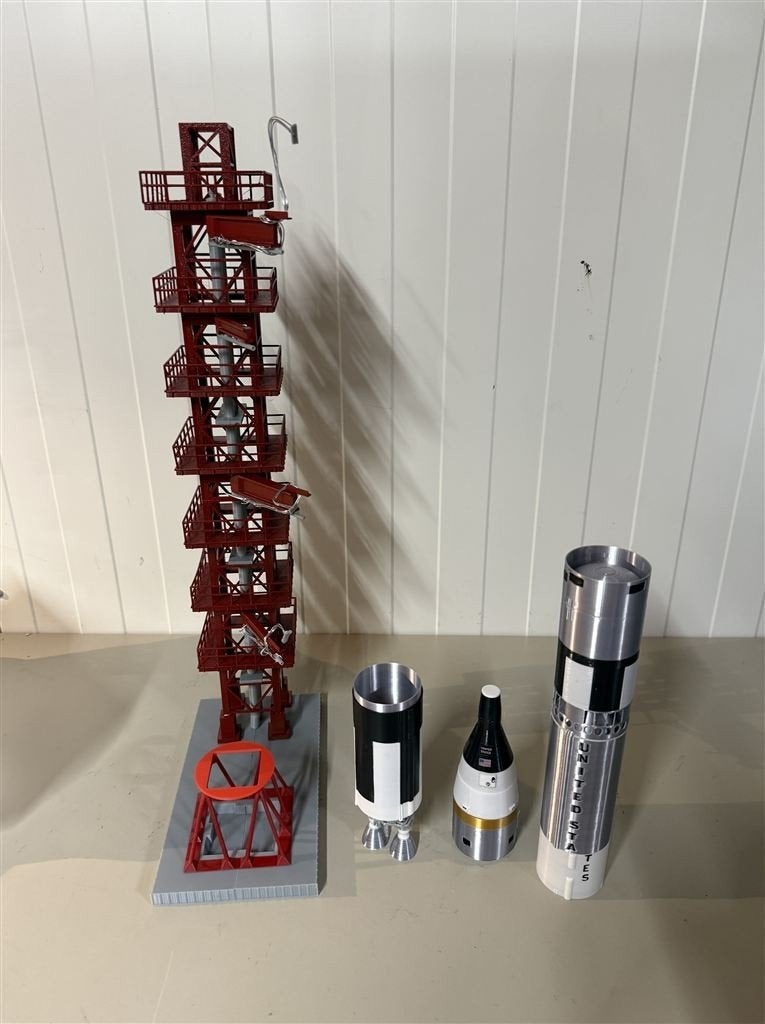 nasa martin titan ii gemini modelraket kit 1/144 schaal tri-, Ophalen of Verzenden, Nieuw
