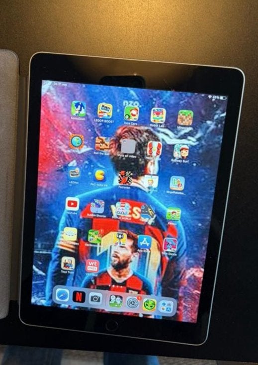 Ipad a1822 5de generatie 128GB, Informatique & Logiciels, Apple iPad Tablettes, Enlèvement, Utilisé, Gris, 128 GB