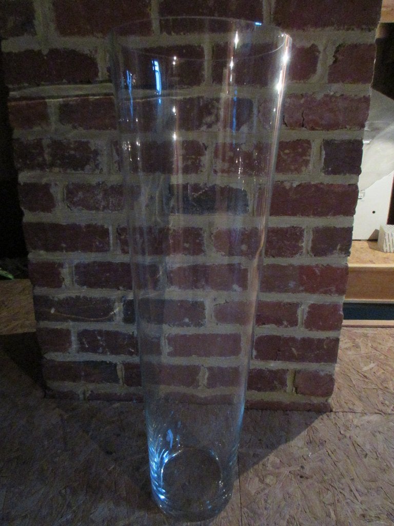 Grote glazen vaas, Ophalen